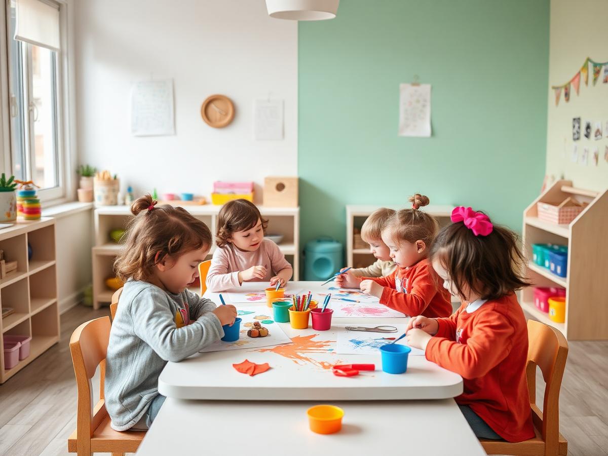 Arts & Crafts at Bright Happy Child Care